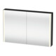 Duravit Uni-Spiegelschrank XSquare Steckd. F 120x80x15,5cm, gra m, 2 Tür, LED, wandhängend-1