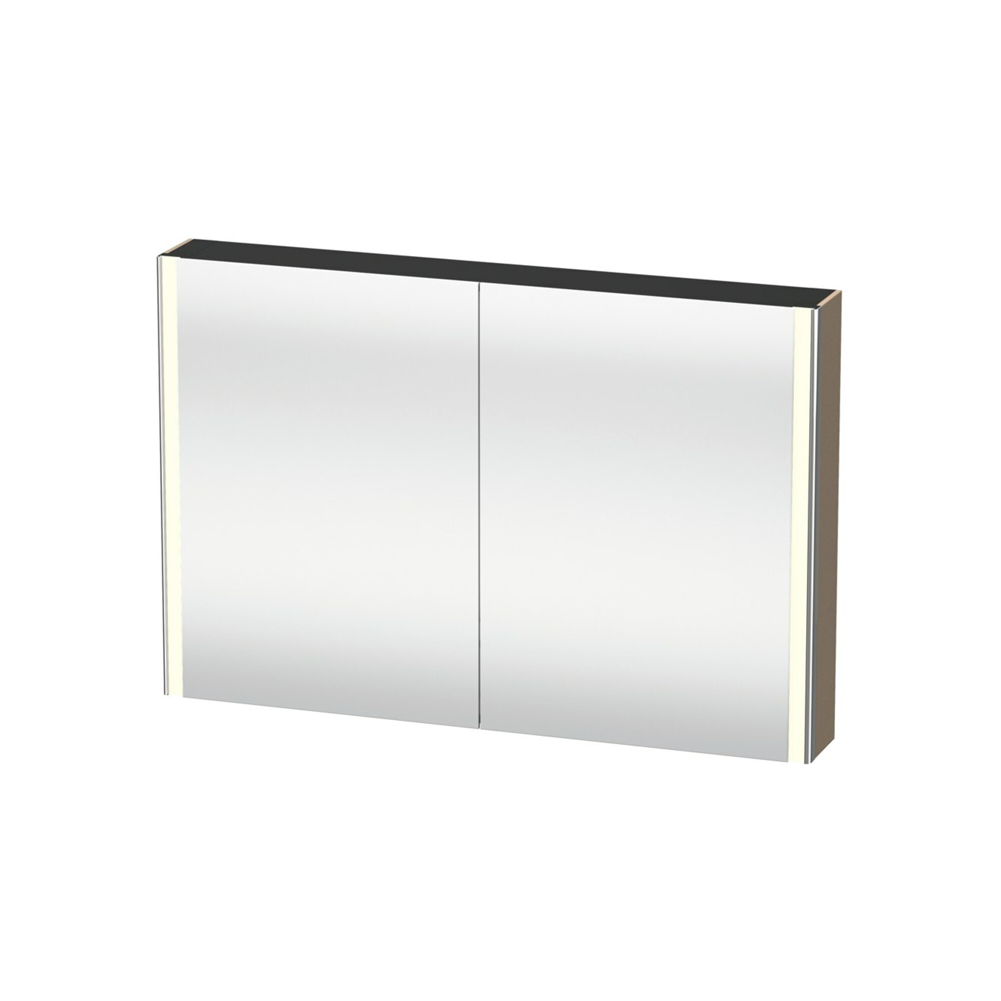 Duravit Uni-Spiegelschrank XSquare Steckd. F 120x80x15,5cm, lei, 2 Tür, LED, wandhängend