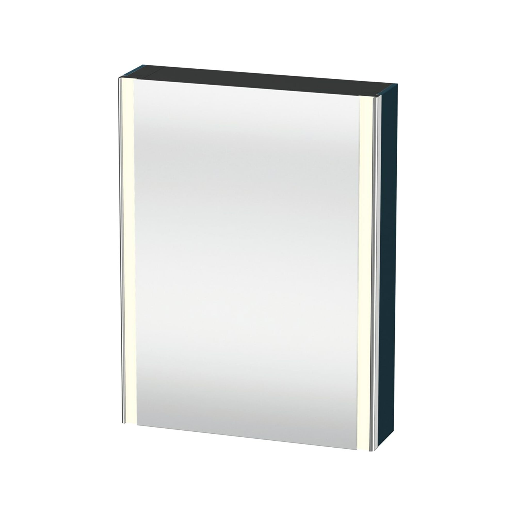 Duravit Uni-Spiegelschrank XSquare Steckd. F 60x15x80cm, 1 Tür, o ES, An L, bl s-matt