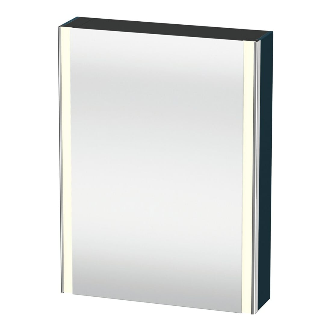 Duravit Uni-Spiegelschrank XSquare Steckd. F 60x15x80cm, 1 Tür, o ES, An L, bl s-matt