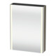 Duravit Uni-Spiegelschrank XSquare Steckd. F 60x15x80cm, 1 Tür, o ES, An L, f Gr hgl-1