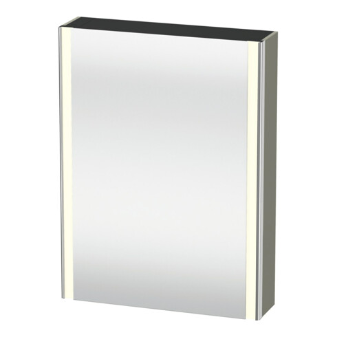 Duravit Uni-Spiegelschrank XSquare Steckd. F 60x15x80cm, 1 Tür, o ES, An L, st-g m