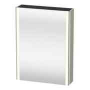 Duravit Uni-Spiegelschrank XSquare Steckd. F 60x15x80cm, 1 Tür, o ES, An L, T s-matt