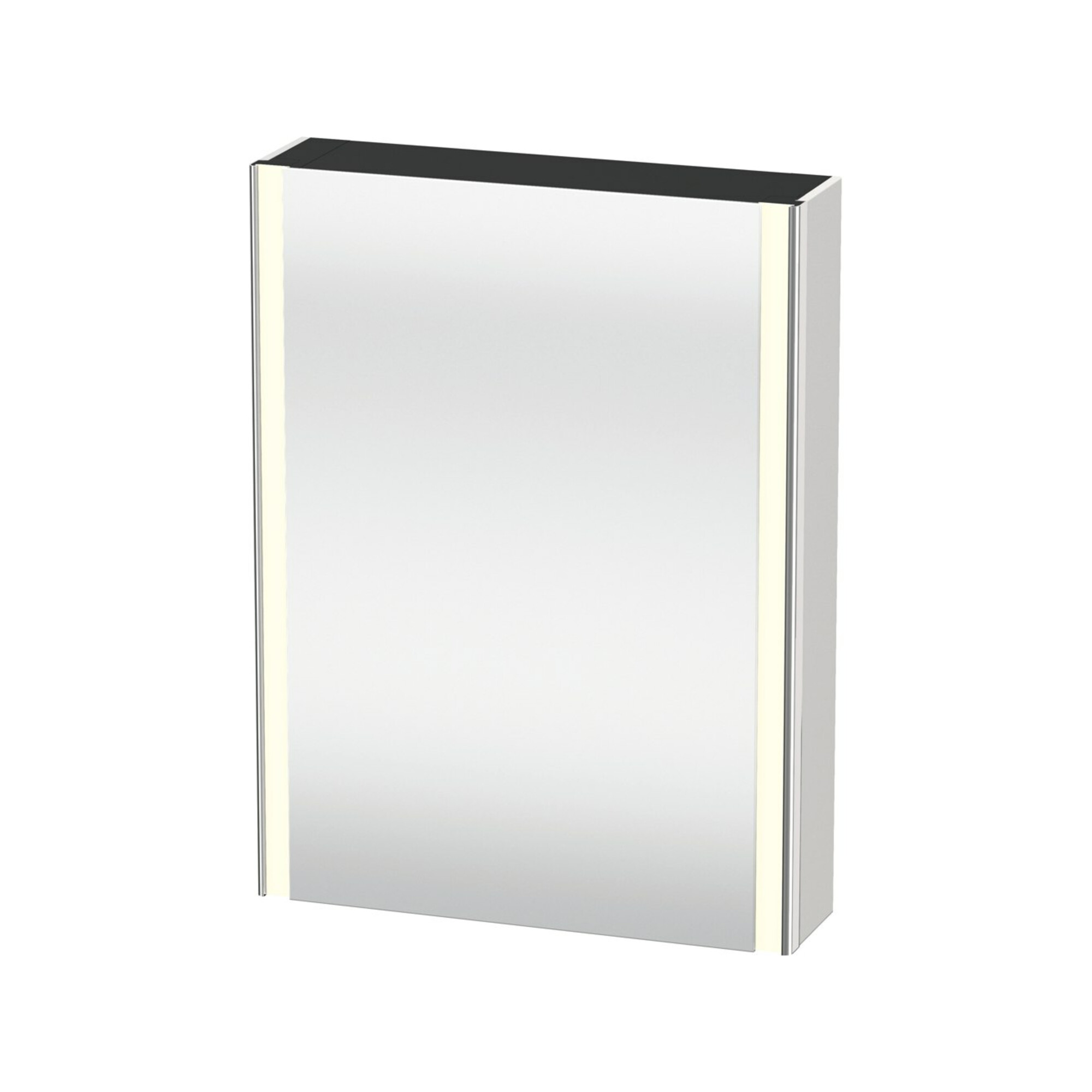 Duravit Uni-Spiegelschrank XSquare Steckd. F 60x15x80cm, 1 Tür, o ES, An L, w s-matt