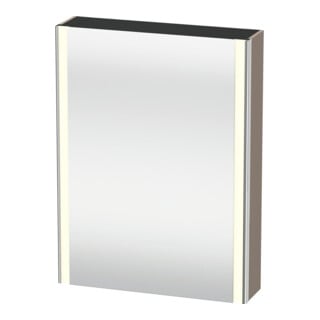 Duravit Uni-Spiegelschrank XSquare Steckd. F 60x15x80cm, 1 Tür, o ES, An li, bas. ma