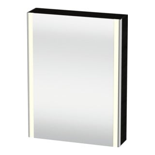 Duravit Uni-Spiegelschrank XSquare Steckd. F 60x15x80cm, 1 Tür, o ES, An li, Ei sw