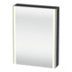 Duravit Uni-Spiegelschrank XSquare Steckd. F 60x15x80cm, 1 Tür, o ES, An li, graph ma-1