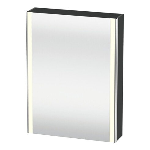 Duravit Uni-Spiegelschrank XSquare Steckd. F 60x15x80cm, 1 Tür, o ES, An li, graph ma