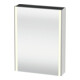 Duravit Uni-Spiegelschrank XSquare Steckd. F 60x15x80cm, 1 Tür, o ES, An li, we. hgl-1