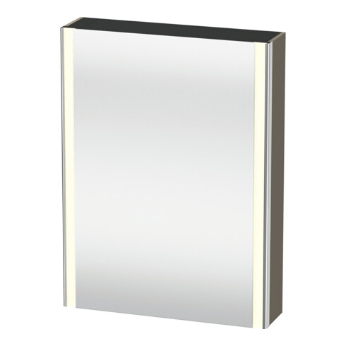 Duravit Uni-Spiegelschrank XSquare Steckd. F 60x15x80cm, 1 Tür, o ES, An R, f G m