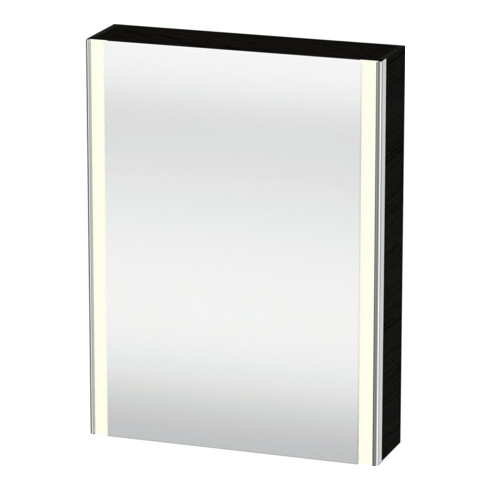 Duravit Uni-Spiegelschrank XSquare Steckd. F 60x15x80cm, 1 Tür, o ES, An re, Ei sw