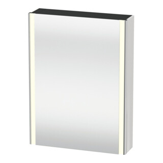 Duravit Uni-Spiegelschrank XSquare Steckd. F 60x15x80cm, 1 Tür, o ES, An re, we. hgl