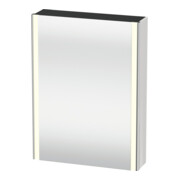 Duravit Uni-Spiegelschrank XSquare Steckd. F 60x15x80cm, 1 Tür, o ES, An re, we. hgl