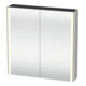 Duravit Uni-Spiegelschrank XSquare Steckd. F 80x80x15,5cm, bg ma, 2 Tür, LED, wandhängend-1