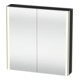 Duravit Uni-Spiegelschrank XSquare Steckd. F 80x80x15,5cm, gra m, 2 Tür, LED, wandhängend-1