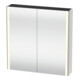 Duravit Uni-Spiegelschrank XSquare Steckd. F 80x80x15,5cm, we. hgl, 2 Tür, LED, wandhängend-1