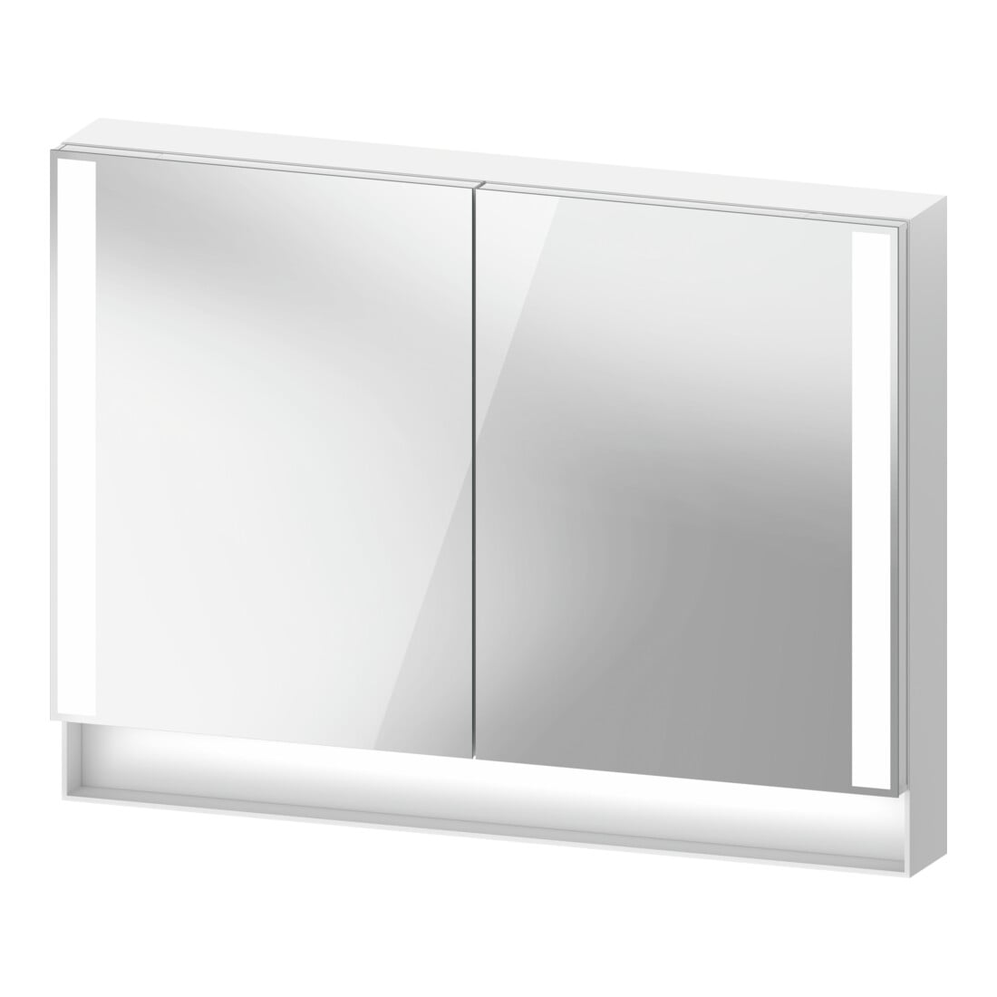 Duravit Universal-Spiegelschrank Qatego 100x75x15,5cm, weiß matt, 2 Türen