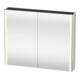 Duravit Universal-Spiegelschrank XSquare 100x80x15,5cm, Nord we s-matt, 2 T., LED-1