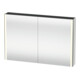 Duravit Universal-Spiegelschrank XSquare 120x80x15,5cm, Basalt matt, 2 Tür, LED-3