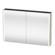 Duravit Universal-Spiegelschrank XSquare 120x80x15,5cm, Graphit matt, 2 Tür, LED-3