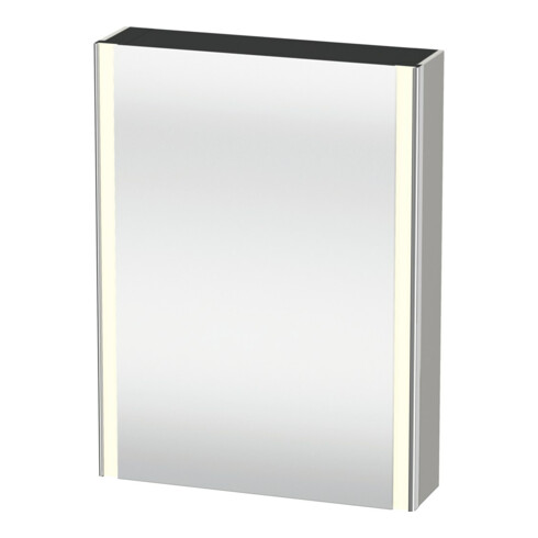 Duravit Universal-Spiegelschrank XSquare 60x15,5x80cm, 1 Tür, LED, An L, bg ma