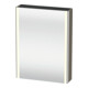Duravit Universal-Spiegelschrank XSquare 60x15,5x80cm, 1 Tür, LED, An L, f G m-1
