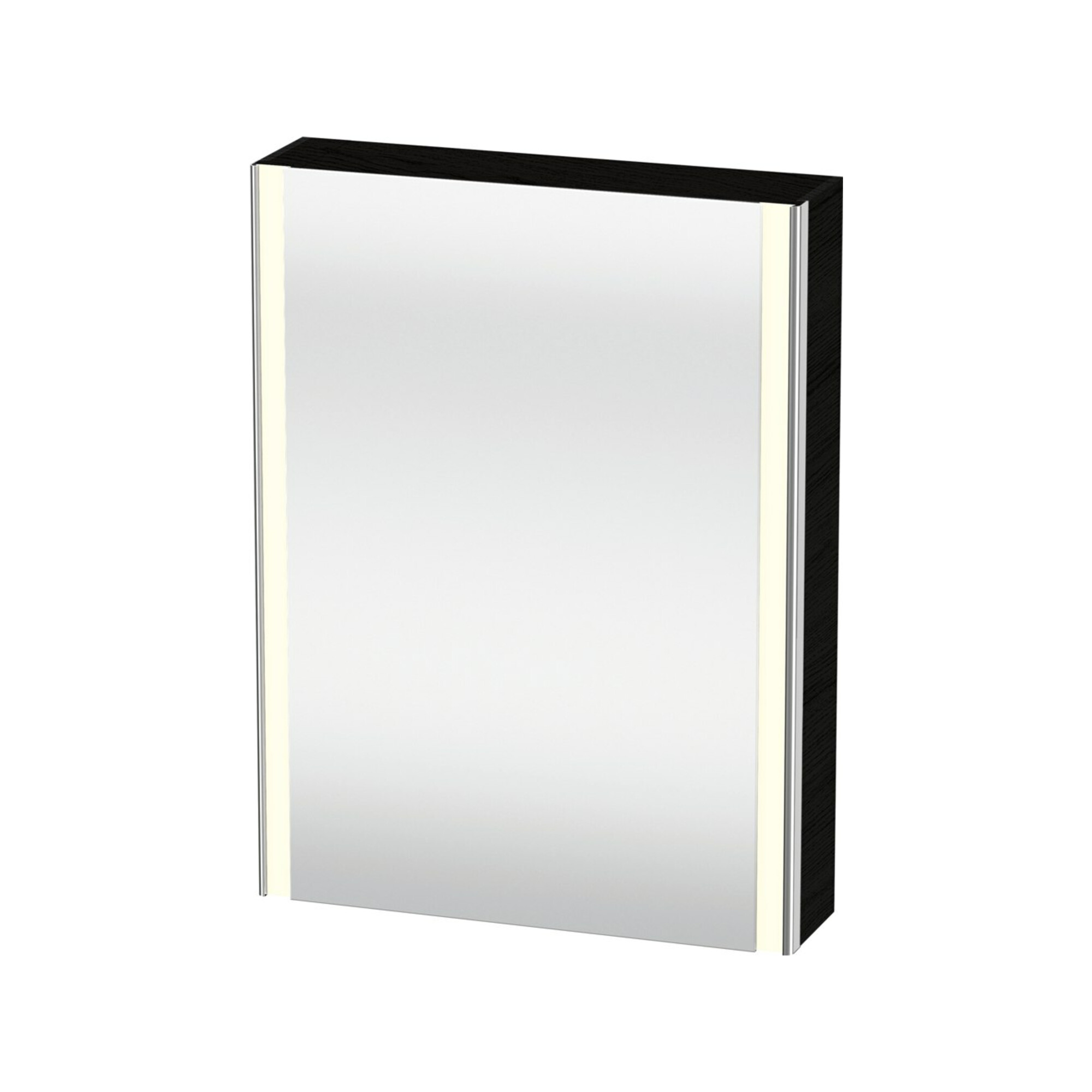 Duravit Universal-Spiegelschrank XSquare 60x15,5x80cm, 1 Tür, LED, An li, Ei sw