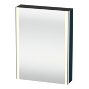 Duravit Universal-Spiegelschrank XSquare 60x15,5x80cm, 1 Tür, LED, An R, bl m