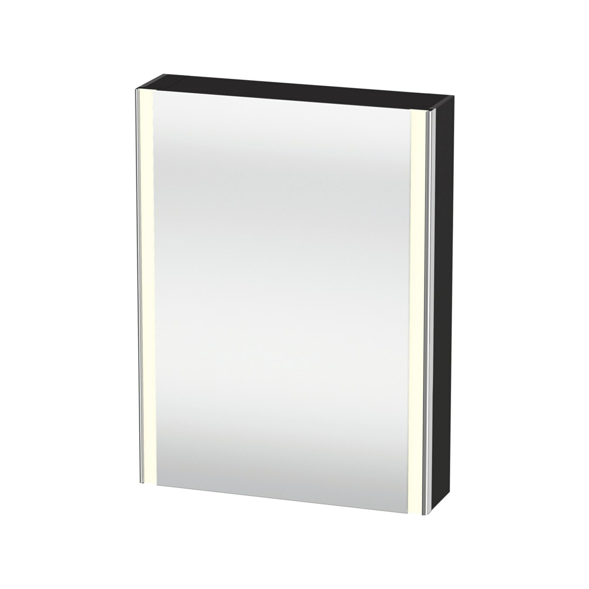 Duravit Universal-Spiegelschrank XSquare 60x15,5x80cm, 1 Tür, LED, An R, gra matt