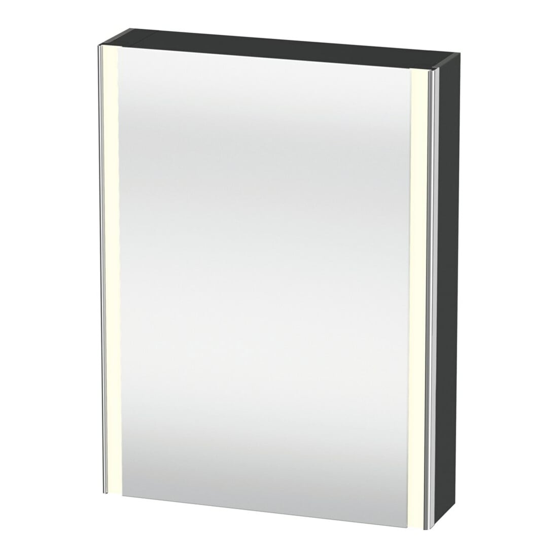 Duravit Universal-Spiegelschrank XSquare 60x15,5x80cm, 1 Tür, LED, An R, graph ma