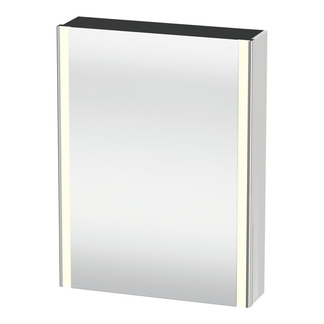 Duravit Universal-Spiegelschrank XSquare 60x15,5x80cm, 1 Tür, LED, An R, graph ma