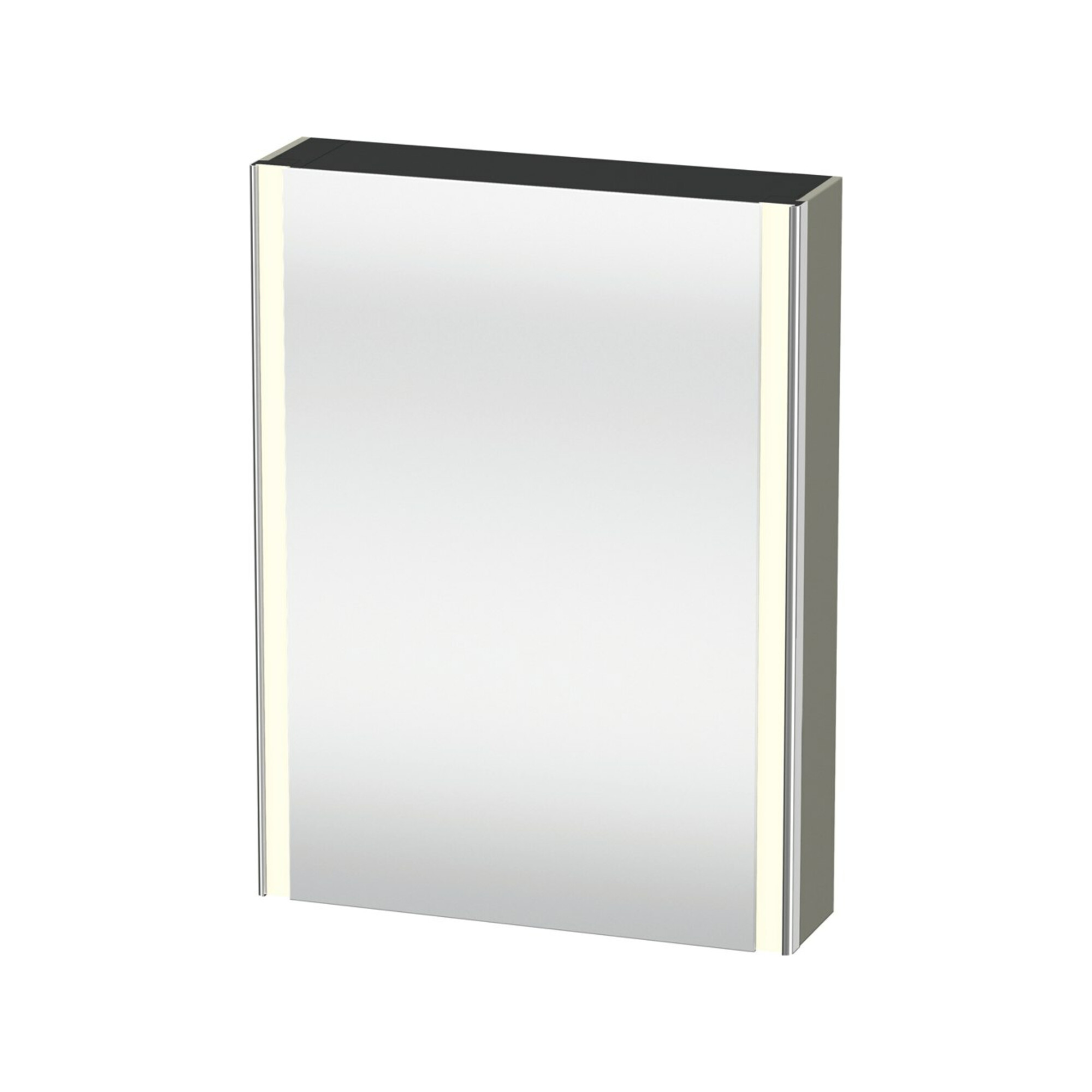 Duravit Universal-Spiegelschrank XSquare 60x15,5x80cm, 1 Tür, LED, An R, st-g m