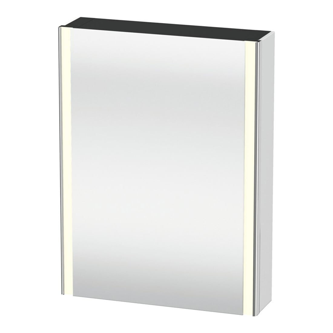 Duravit Universal-Spiegelschrank XSquare 60x15,5x80cm, 1 Tür, LED, An re, we. ma