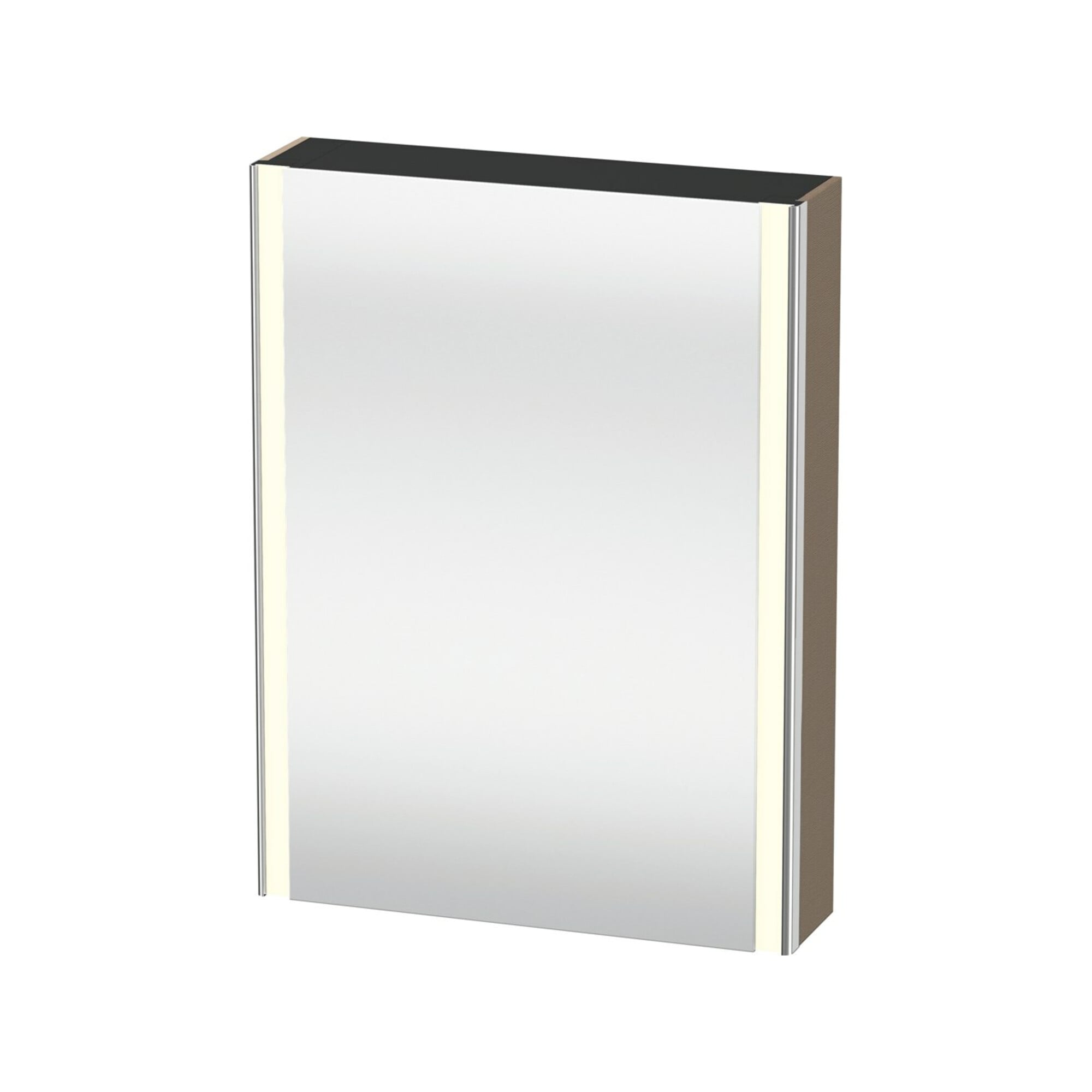 Duravit Universal-Spiegelschrank XSquare 60x15,5x80cm, 1 Tür, LED, Anschl re, lei