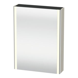 Duravit Universal-Spiegelschrank XSquare 60x15,5x80cm, 1 Tür, LED, Anschl re, Tau