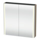 Duravit Universal-Spiegelschrank XSquare 80x80x15,5cm, Leinen, 2 Tür, LED-1