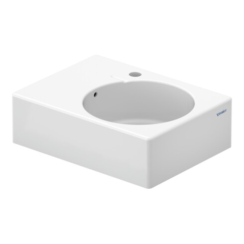 Duravit Universalbecken Scola 61,5x46cm, m HL, Ü, HL, Beck. re, we.