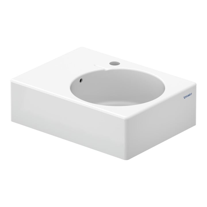 Duravit Universalbecken Scola 61,5x46cm, m HL, Ü, HL, Beck. re, we.