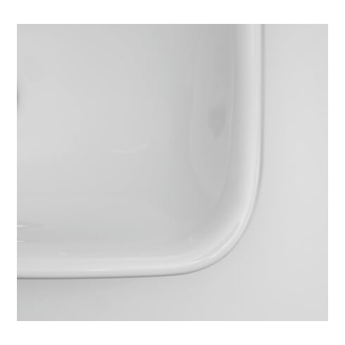Duravit Unterbau-Waschtisch DuraStyle 37x37cm, EB v unt, o. HL, HLB, m ÜL, we