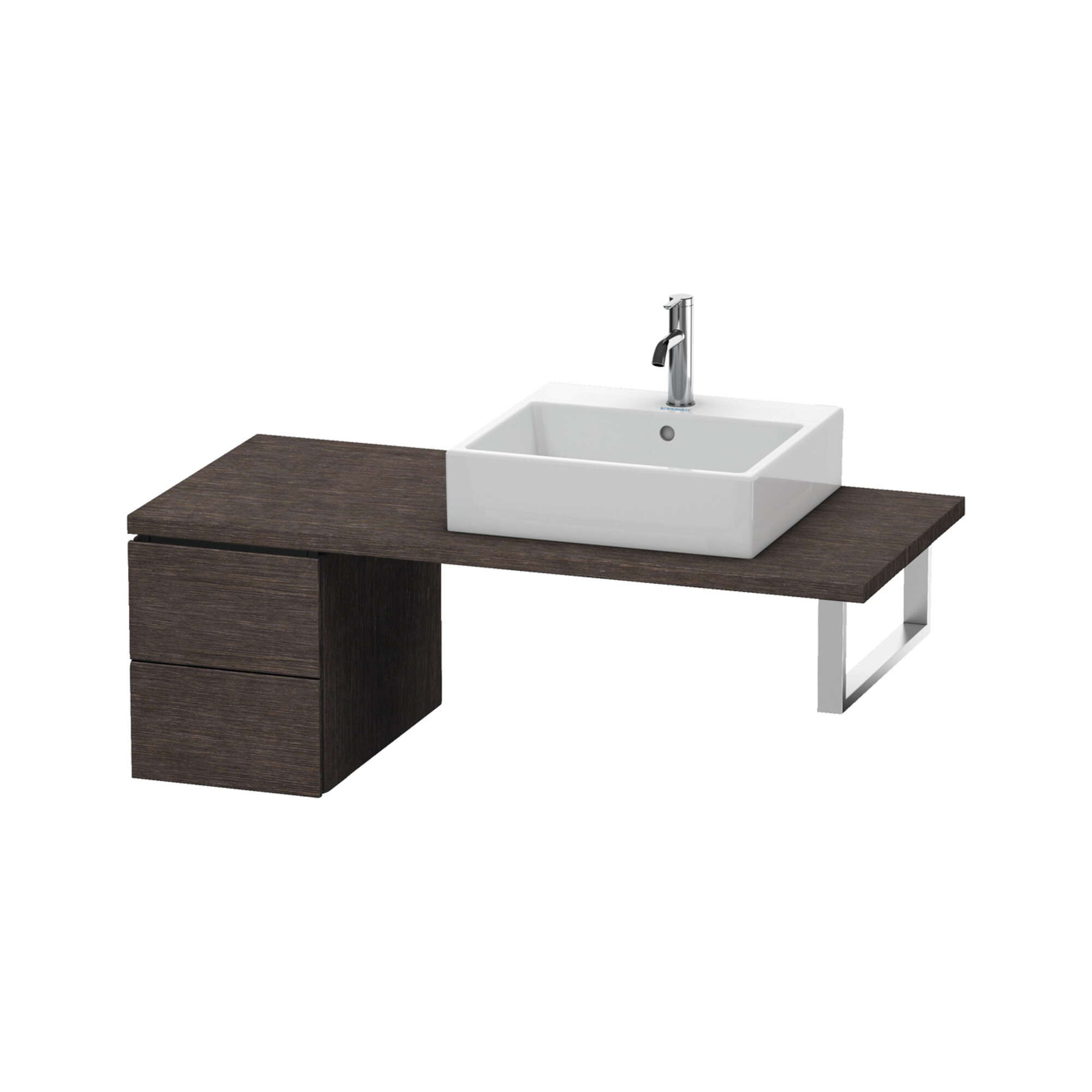 Duravit Unterschrank L-Cube 32x54,7cm, E dkl. geb., f Kons, 2 Schub.