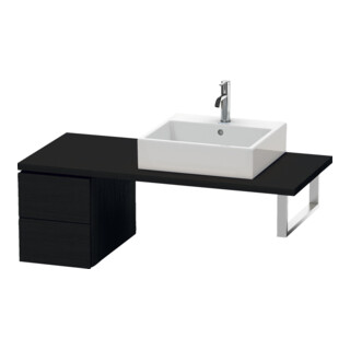 Duravit Unterschrank L-Cube 32x54,7cm, Ei sw, f Kons, 2 Schubkästen