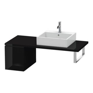 Duravit Unterschrank L-Cube 32x54,7cm, sw hgl, für Konsole, 1 Auszug