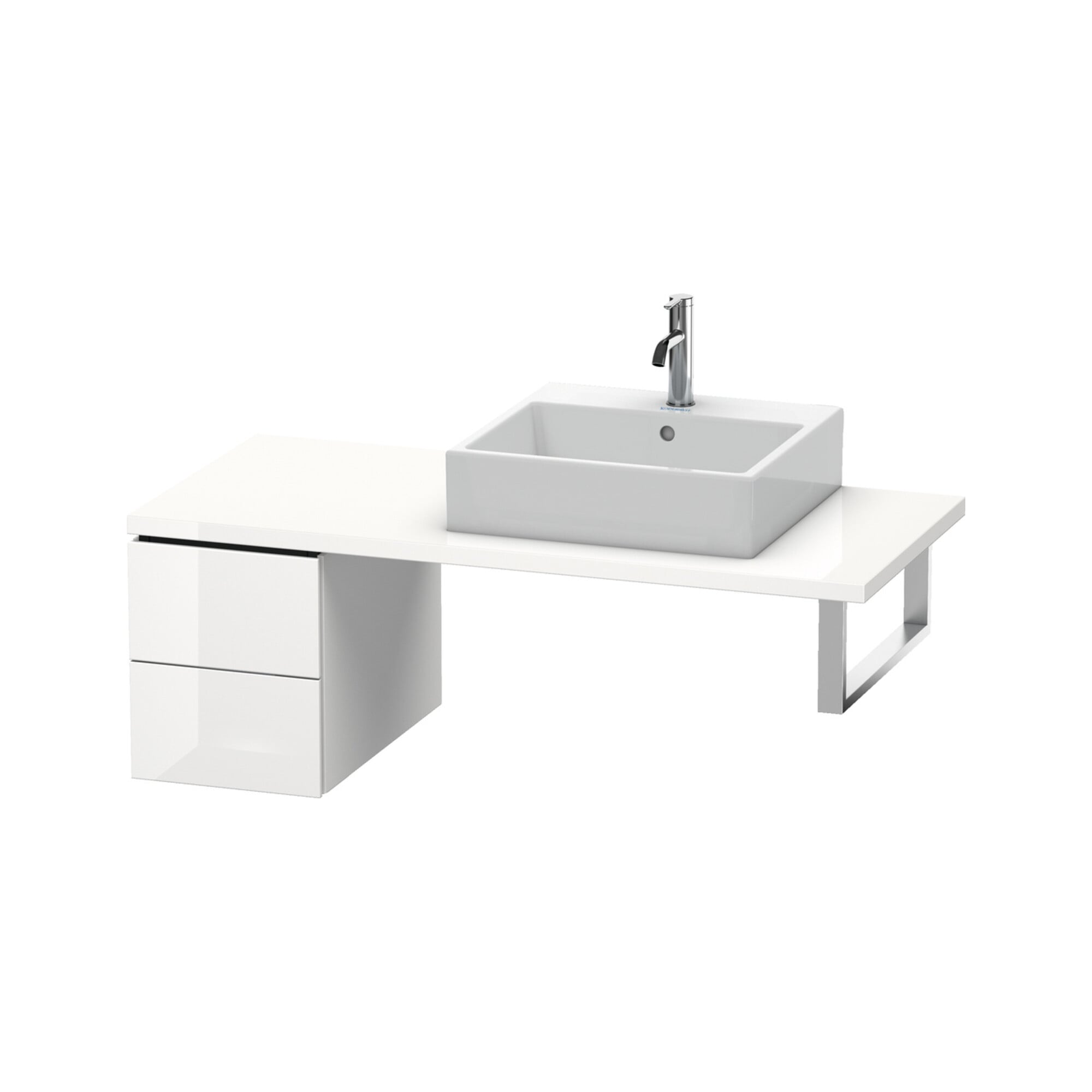Duravit Unterschrank L-Cube 32x54,7cm, we. hgl, f Kons, 2 Schub.