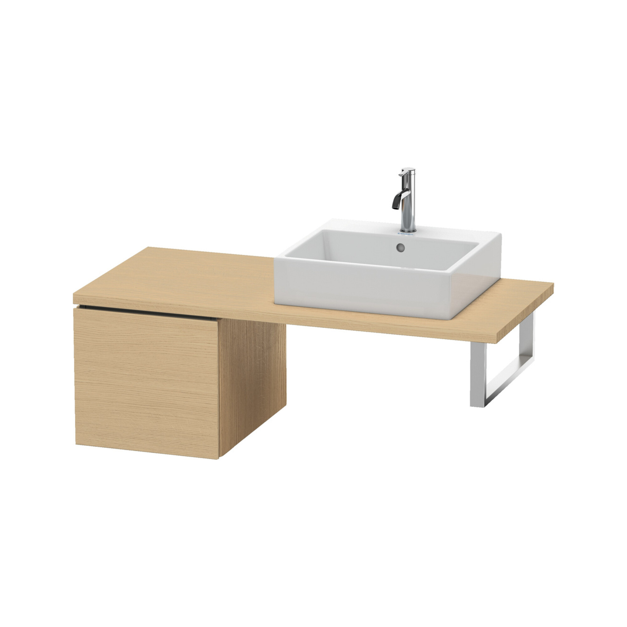 Duravit Unterschrank L-Cube 42x54,7cm, Ei Nat, für Konsole, 1 Auszug