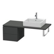 Duravit Unterschrank L-Cube 42x54,7cm, graph ma, f Kons, 2 Schub.