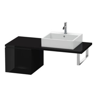 Duravit Unterschrank L-Cube 42x54,7cm, sw hgl, für Konsole, 1 Auszug