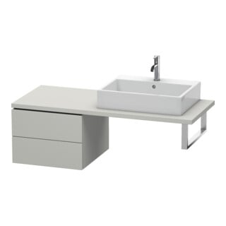 Duravit Unterschrank L-Cube 52x54,7cm, betongr ma, f Kons, 2 Schub.