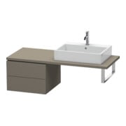 Duravit Unterschrank L-Cube 52x54,7cm, f Gr s-matt, f Kons, 2 Schub.