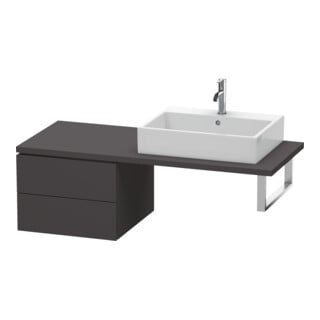 Duravit Unterschrank L-Cube 52x54,7cm, graph matt, f Kons, 2 Schub.