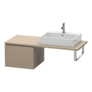 Duravit Unterschrank L-Cube 52x54,7cm, leinen, für Konsole, 1 Auszug